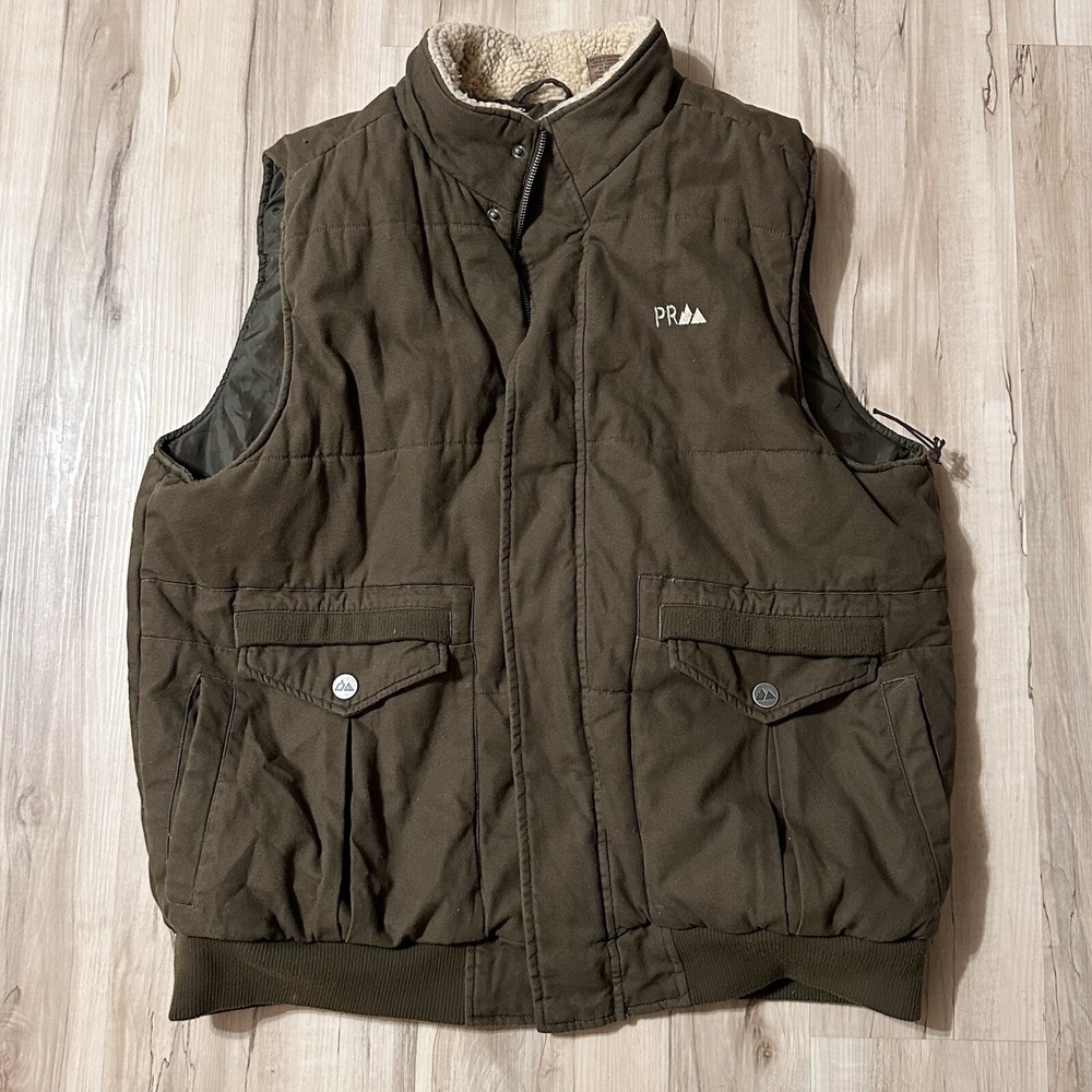 Powder‎ River Outfitters® Men's Concealed Carry Olive Vest 2XL Fast Shipping